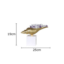 Load image into Gallery viewer, Golden Conch With Crystal
