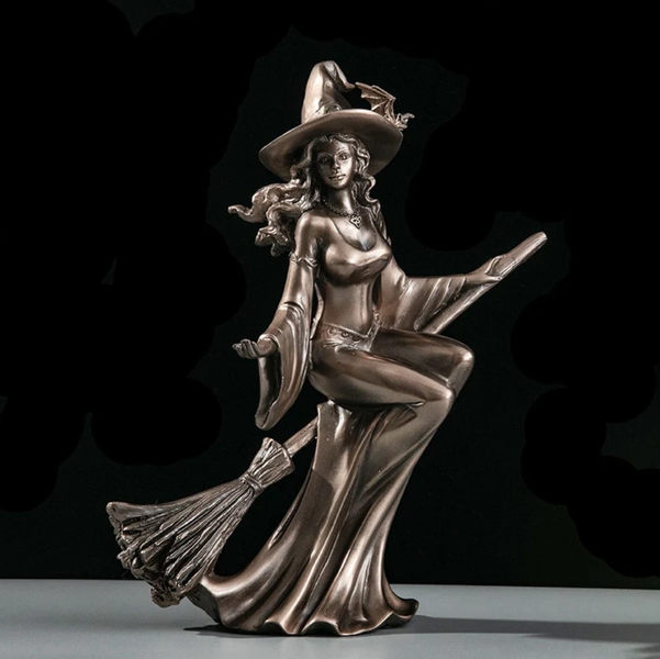 Embrace the Mystical Aura: Discover the Enchanting World of the Witch Statue