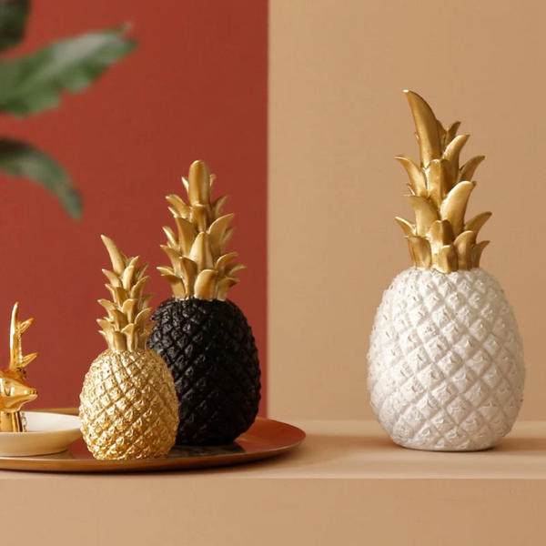 Sophisticated Interior Design Statue: Unveiling the Elegance of the Gold Pineapple