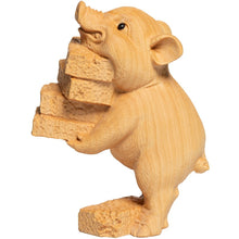 Load image into Gallery viewer, Wooden Diligent Pig

