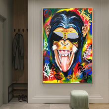 Load image into Gallery viewer, Colorful Graffiti Monkey
