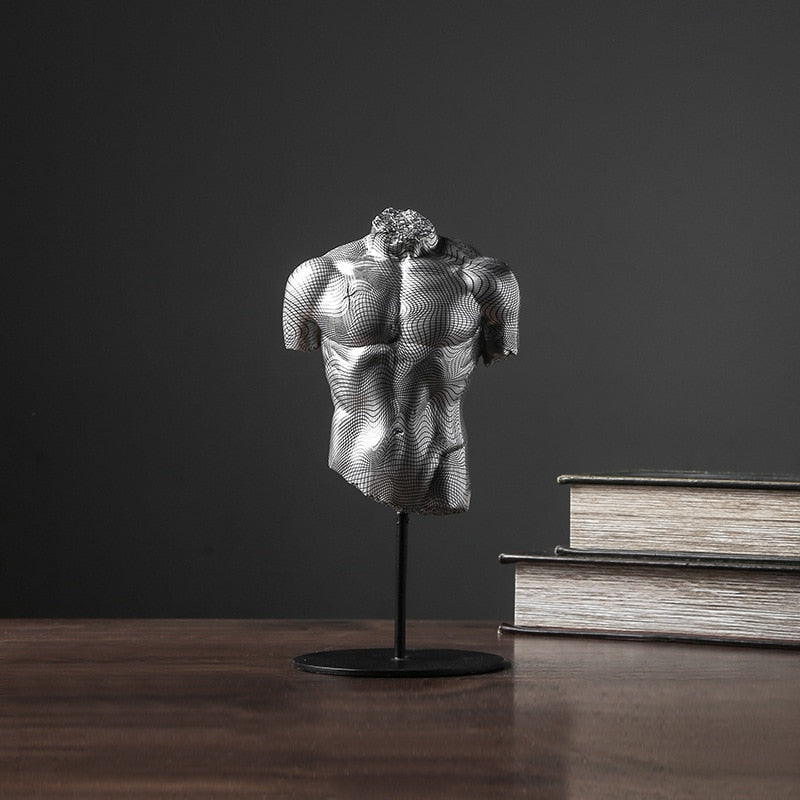 Abstract Man Body Statue