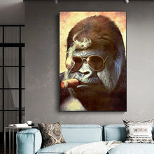 Load image into Gallery viewer, Smoking Monkey &amp; Gorilla
