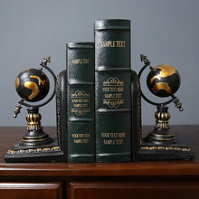 Load image into Gallery viewer, Retro Bookends Globes
