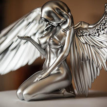Load image into Gallery viewer, Sexy Silver Angel Statue

