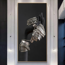 Load image into Gallery viewer, Luxury Black Hand Jewelry
