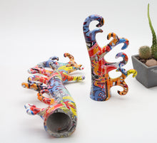 Load image into Gallery viewer, Painted Graffiti Coral Figurine
