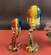 Load image into Gallery viewer, Colorful Painted Thinking Face
