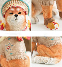 Load image into Gallery viewer, Shiba Inu With Indian Headdress
