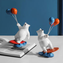 Load image into Gallery viewer, Balloon Surfing Polar Bear
