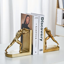 Load image into Gallery viewer, Golden Figure Bookend
