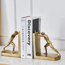 Load image into Gallery viewer, Golden Figure Bookend

