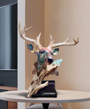 Load image into Gallery viewer, Deer Head On Wood
