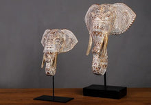 Load image into Gallery viewer, Craft Elephant Head Statue
