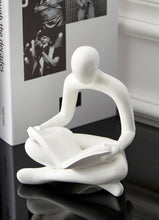 Load image into Gallery viewer, Abstract Reading Statue
