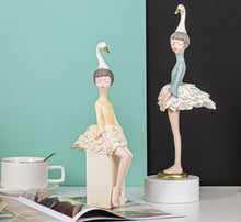 Load image into Gallery viewer, Swan Girl Figurines
