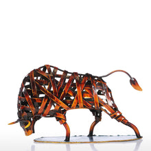 Load image into Gallery viewer, Metal Bullfight Sculpture
