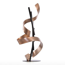 Load image into Gallery viewer, Metal Line &amp; Ribbon Statue
