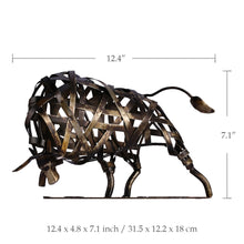 Load image into Gallery viewer, Metal Bullfight Sculpture
