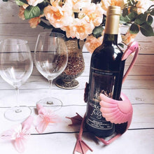 Load image into Gallery viewer, Metal Flamingo Wine Holder
