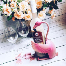 Load image into Gallery viewer, Metal Flamingo Wine Holder
