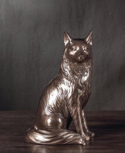 Load image into Gallery viewer, Copper-Plated Fox Ornament
