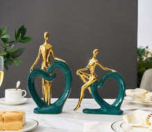 Load image into Gallery viewer, Ceramic Love Couple Posing
