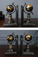 Load image into Gallery viewer, Retro Bookends Globes
