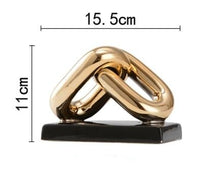 Load image into Gallery viewer, Golden Chain Sculpture
