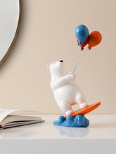 Load image into Gallery viewer, Balloon Surfing Polar Bear
