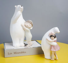 Load image into Gallery viewer, Polar Bear &amp; Cute Boy Girl
