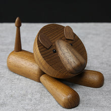 Load image into Gallery viewer, Cute Wooden Lion
