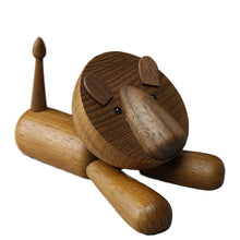 Load image into Gallery viewer, Cute Wooden Lion
