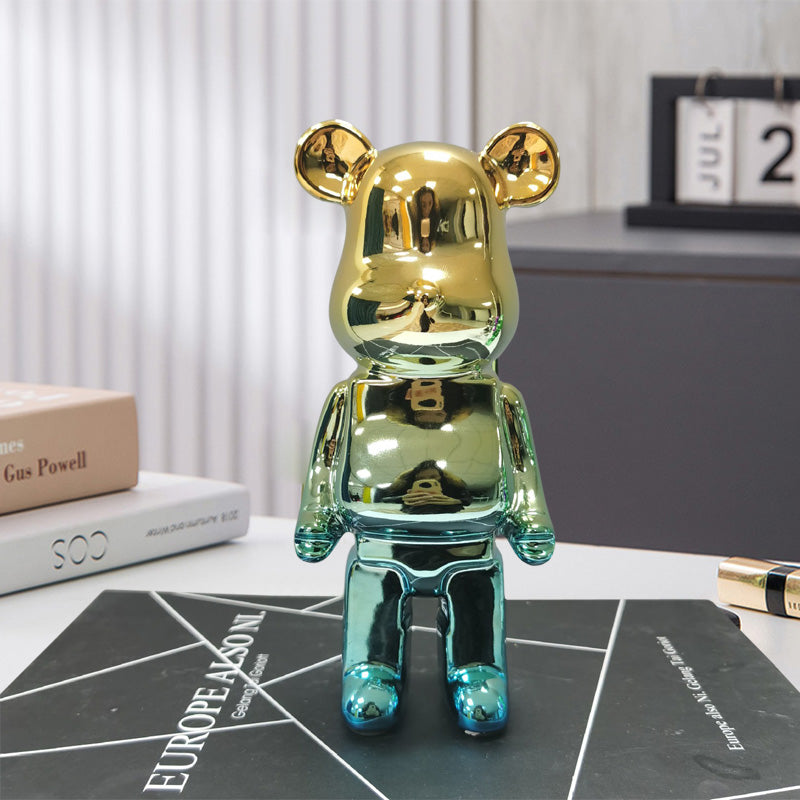 Colorful Home Decor Bearbrick Bear Statues and Sculptures Figure