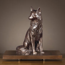 Load image into Gallery viewer, Copper-Plated Fox Ornament
