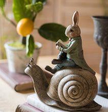 Load image into Gallery viewer, Reading Rabbit Rides On Snail
