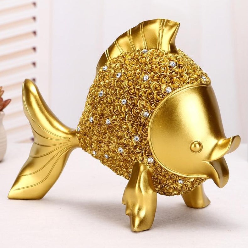Golden Fish Statue