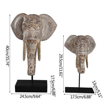 Load image into Gallery viewer, Craft Elephant Head Statue
