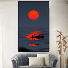 Load image into Gallery viewer, Sunset Fishing Boat
