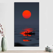 Load image into Gallery viewer, Sunset Fishing Boat

