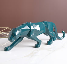 Load image into Gallery viewer, Luxury Origami Leopard Statue
