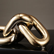 Load image into Gallery viewer, Golden Chain Sculpture
