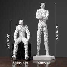 Load image into Gallery viewer, Abstract Pixel People Sculpture
