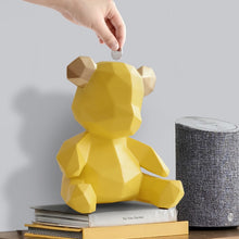 Load image into Gallery viewer, Geometric Bear Money Box

