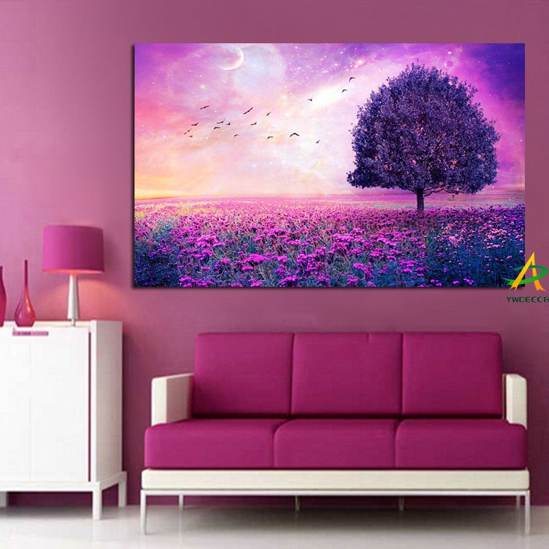 Purple Romantic Tree
