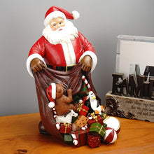 Load image into Gallery viewer, Santa Claus &amp; Gift Statue
