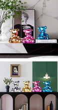 Load image into Gallery viewer, Electroplating Geometric Bear Sculpture
