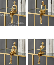 Load image into Gallery viewer, Golden Abstract Sitting
