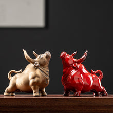Load image into Gallery viewer, Ceramic Bull Figurines
