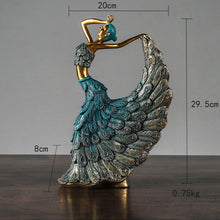 Load image into Gallery viewer, Peacock Dancer Figurines
